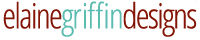 Elaine Griffin Designs Web Logo