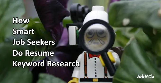 How Smart Job Seekers do Resume Keyword Research