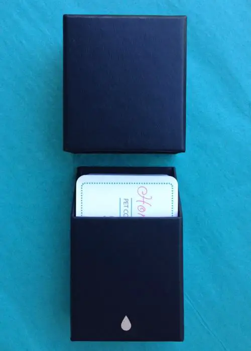 moo card complementary business card holder