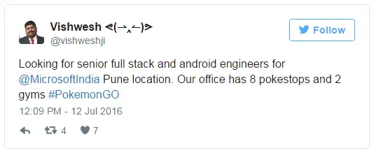 pokemon go jobs tweet 4