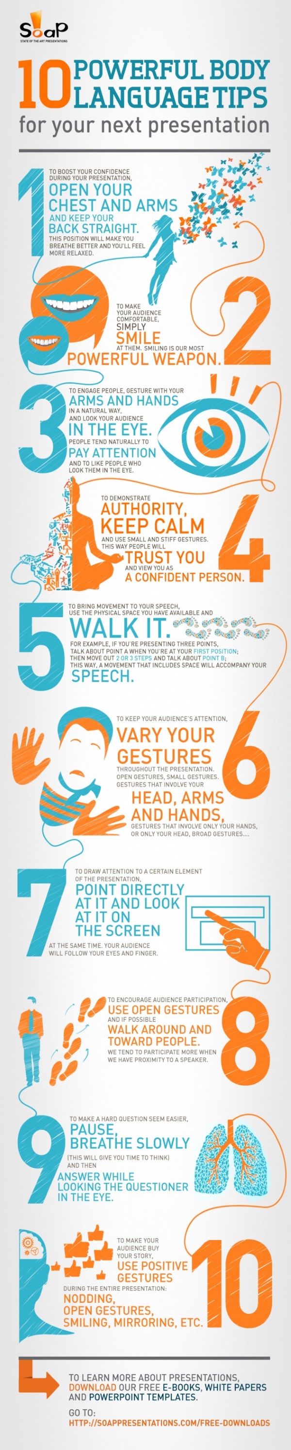 10 good body language examples to use in presentations