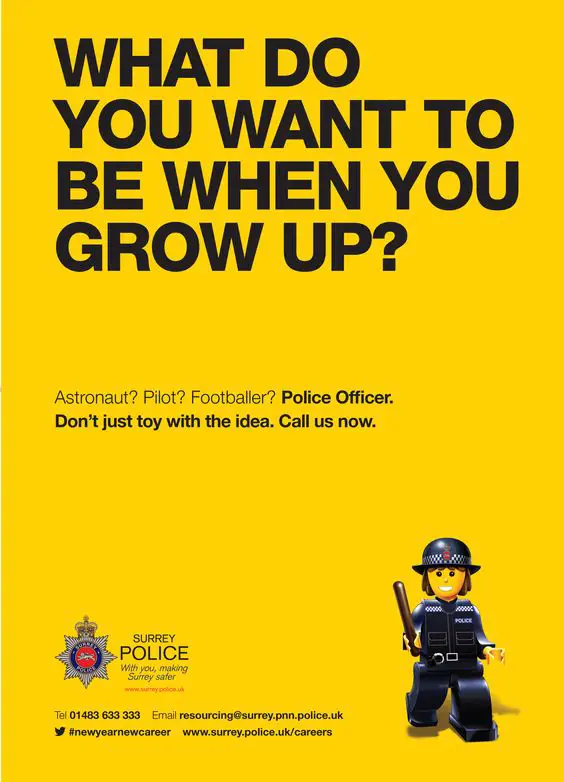 surrey police recruitment marketing