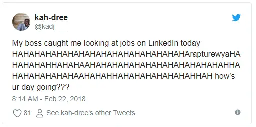 linkedin job search while employed 5
