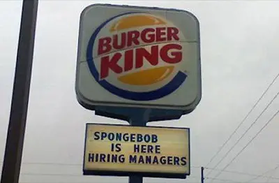 spongebob funny job ads
