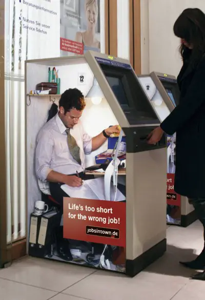 cash machine creative job ad