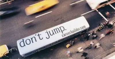 dont jump creative job ad