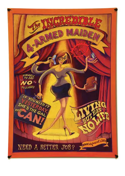 the incredible 4 armed maiden creative job ad