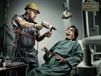 wrongjob dentist creative job ad