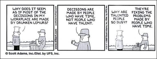 Dilbert comic that got man fired