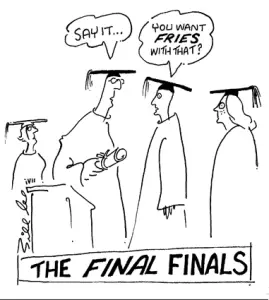 Graduate job cartoon