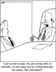 job offer cartoon