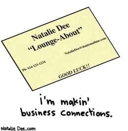 My new business card