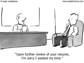 resume wasted time cartoon