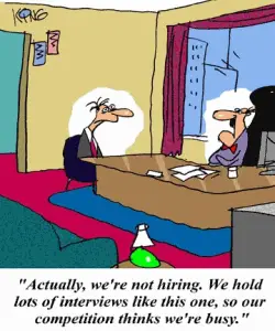 Unnecessary job interview