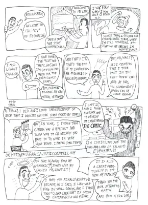 FJ Garcia comic resume