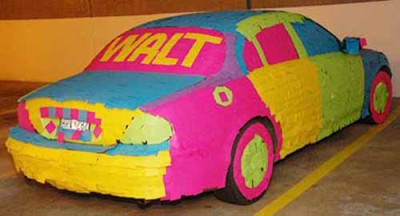 Sticky note car