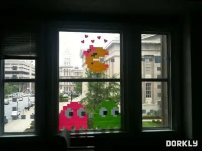 Sticky note Pacman