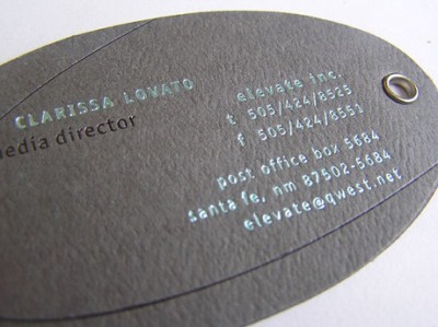 ClarissaLovato creative business card design