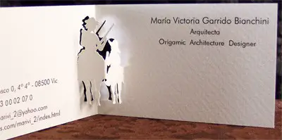 MariaVictoriaGarrido creative business card design