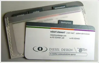RobertStewart creative business card design