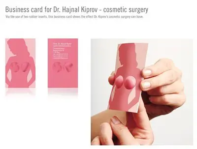 dr hajnal kiprov cosmetic surgery creative business card design