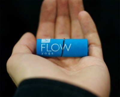 flow yoga creative business card design