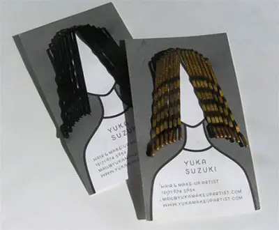 hair maker creative business card design