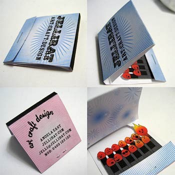 matches creative business card design