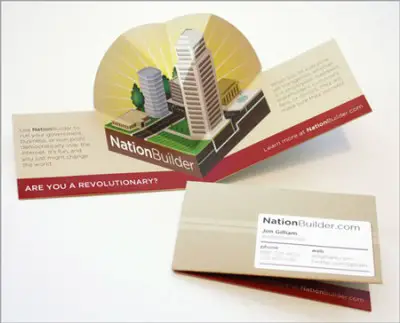 nationbuilder creative business card design
