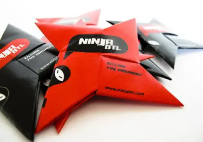 ninja creative business card design