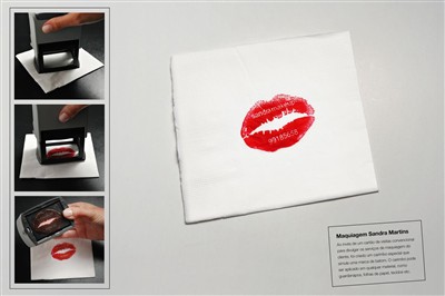 sandra martins makeup creative business card design