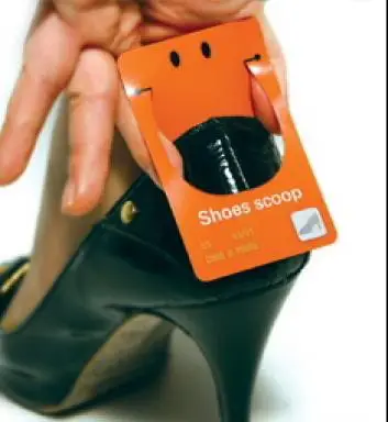 shoe scoop creative business card design