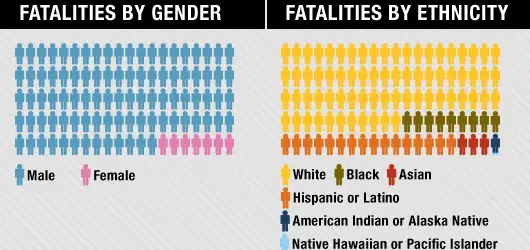 most dangerous jobs in america infographic