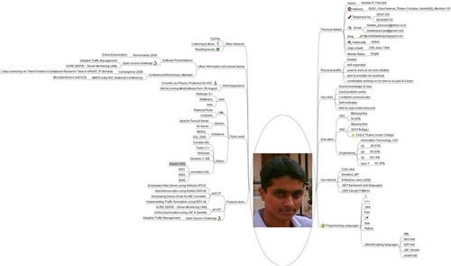 niketan pansare cv mindmap