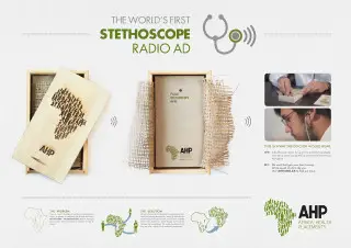 africa health placements stethoscope radio ad recruitment marketing