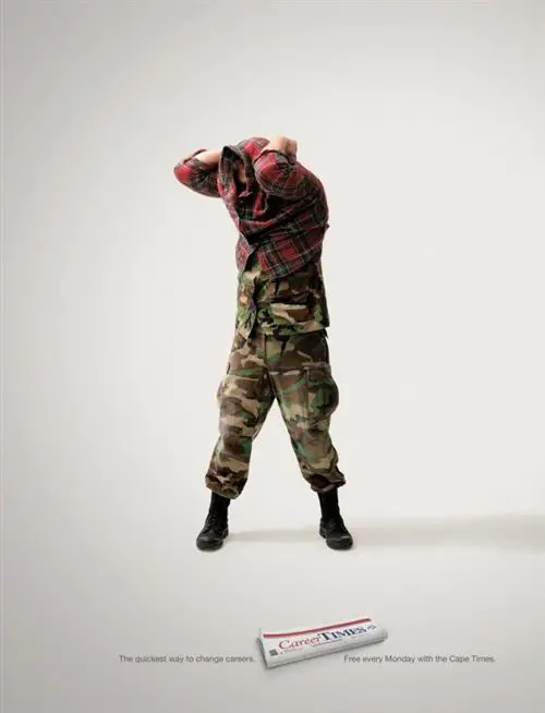 career times army man recruitment marketing