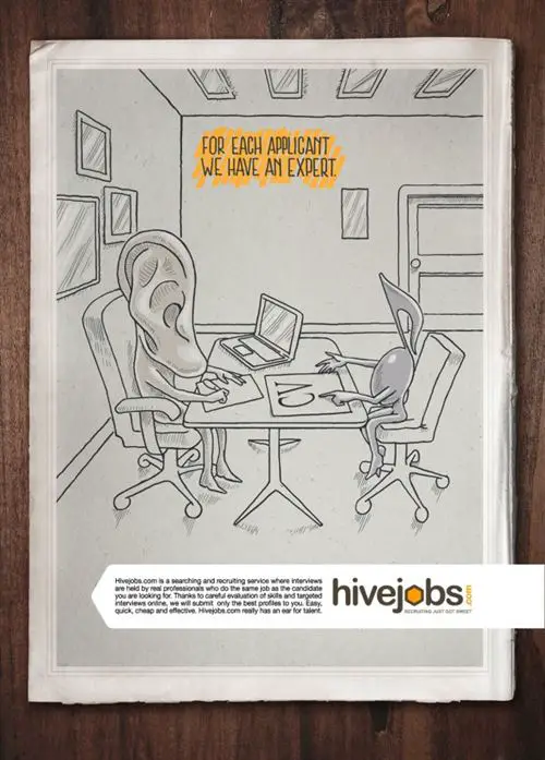 hivejobs ear recruitment marketing