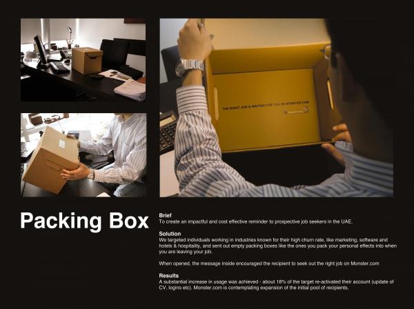 online agency packing box recruitment marketing