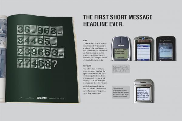 short message headline recruitment marketing