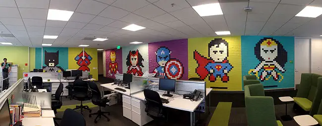 sticky note superheroes