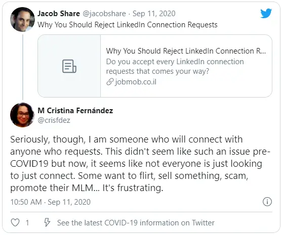 Why You Should Reject LinkedIn Connection Requests