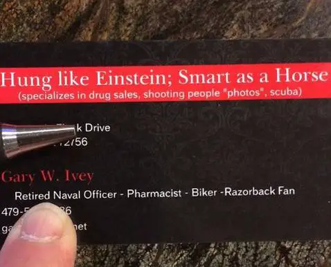 gary ivey business card