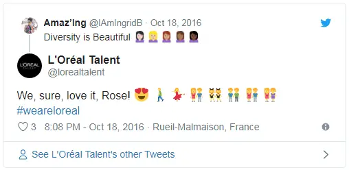 loreal application emoji