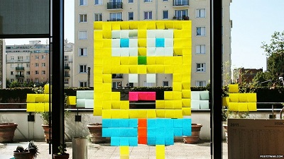 sticky note sponge bob