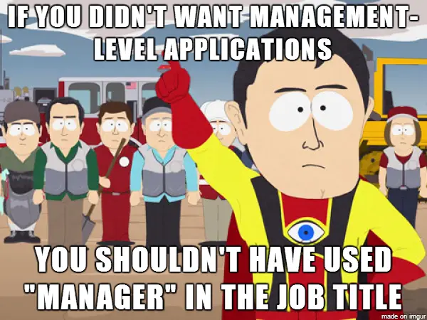manager overqualified meme