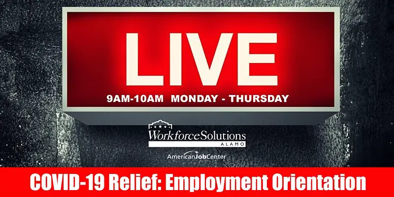 COVID-19 Relief: Workforce Center Services Orientation
