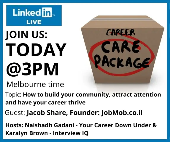 Career Care Package: Blogging, Networking & Community Building with Jacob Share