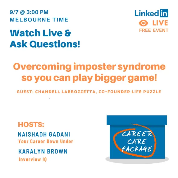 Career Care Package - Overcoming Imposter Syndrome So You Can Play a Bigger Game