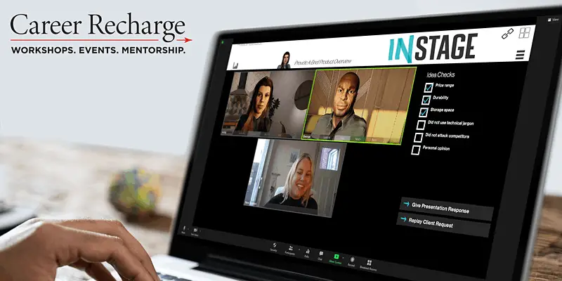 Career Recharge: InStage Live – Network Yourself