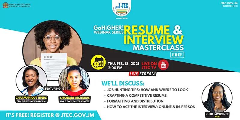 GoHiGHER! Webinar Series: Resume & Interview Masterclass